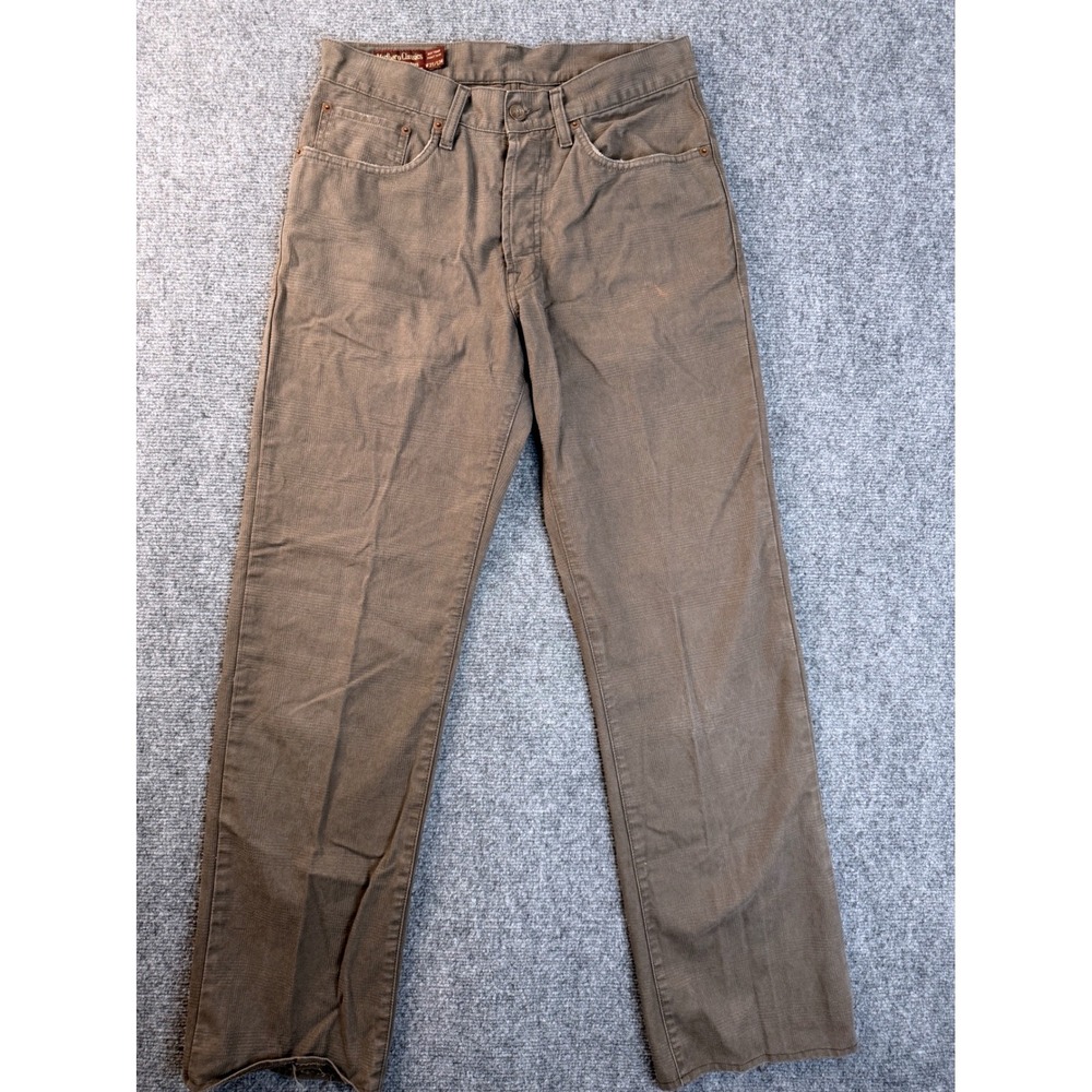 Marlboro Classics Mens 31x34 Brown Cotton Canvas Straight Leg Workwear Pants Y2K